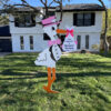 Pink Grandparent Stork with Personalized Bundle in City of Florence, Darlington, SC